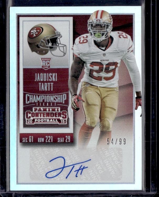 Jaquiski Tartt Championship 2015 Panini Contenders 2015 Panini Contenders