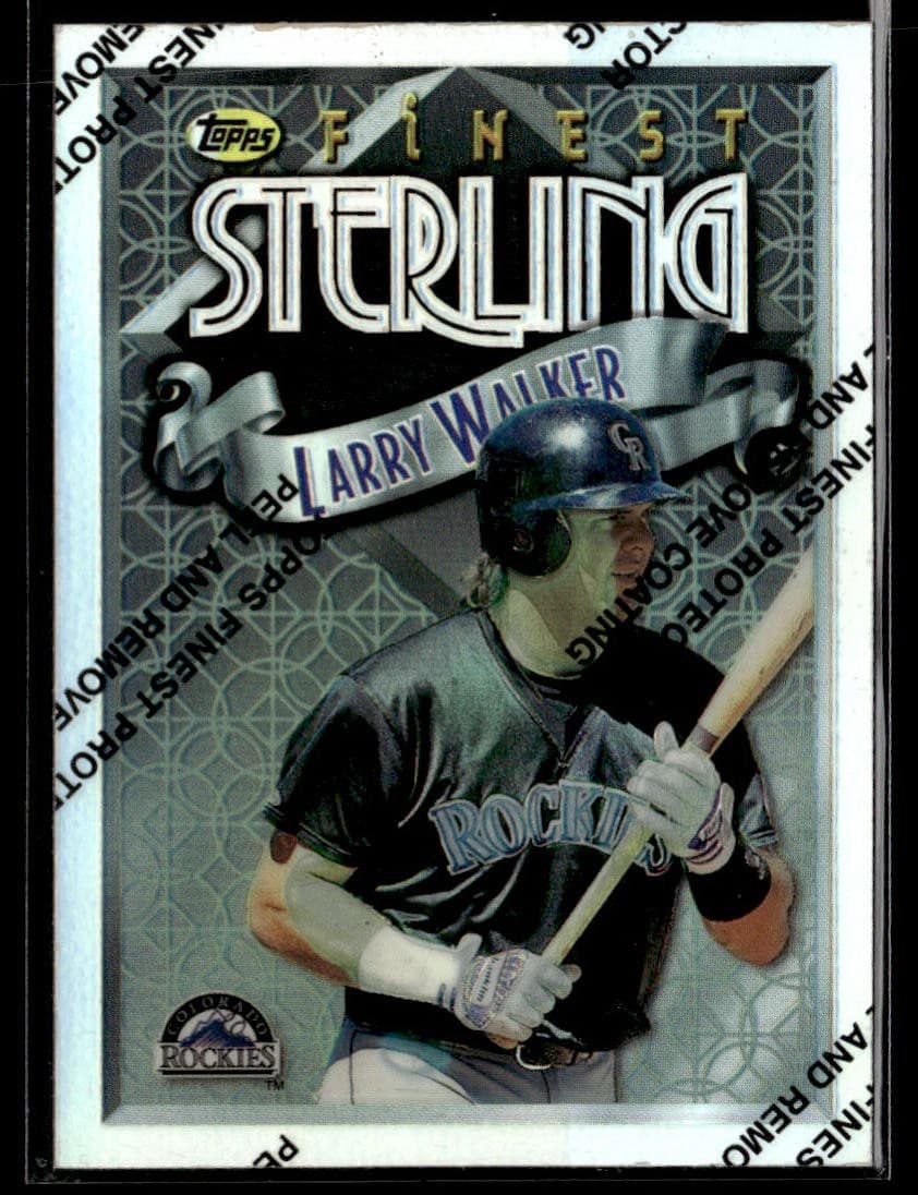 Finest Larry Walker 1996 Unknown 1996 Unknown refractor-silver