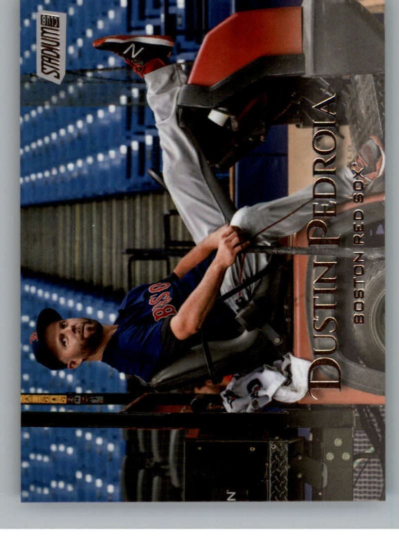 Dustin Pedroia Red 2019 Topps Stadium Club