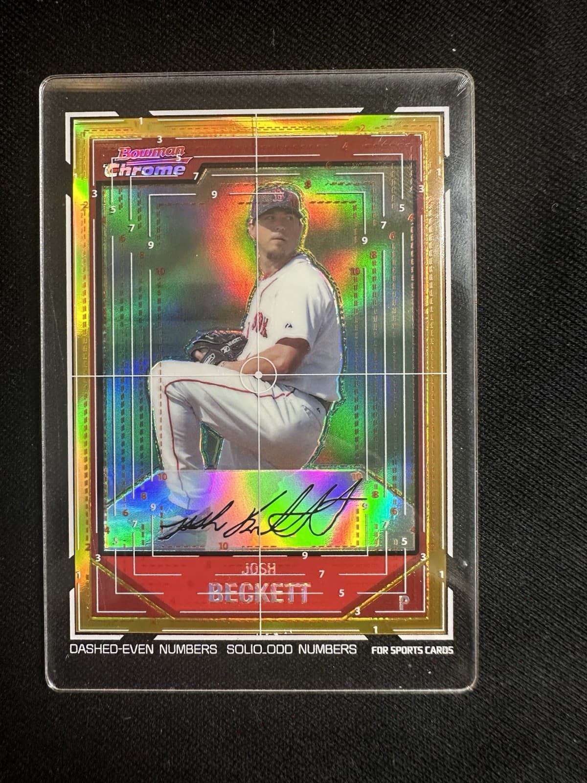 Red Sox 2007 Bowman Chrome 2007 Bowman Chrome gold-refractor