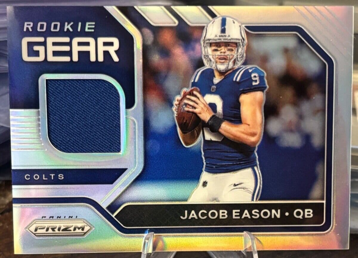 Gear Jacob Eason 2020 Panini Prizm 2020 Panini Prizm pink example 1