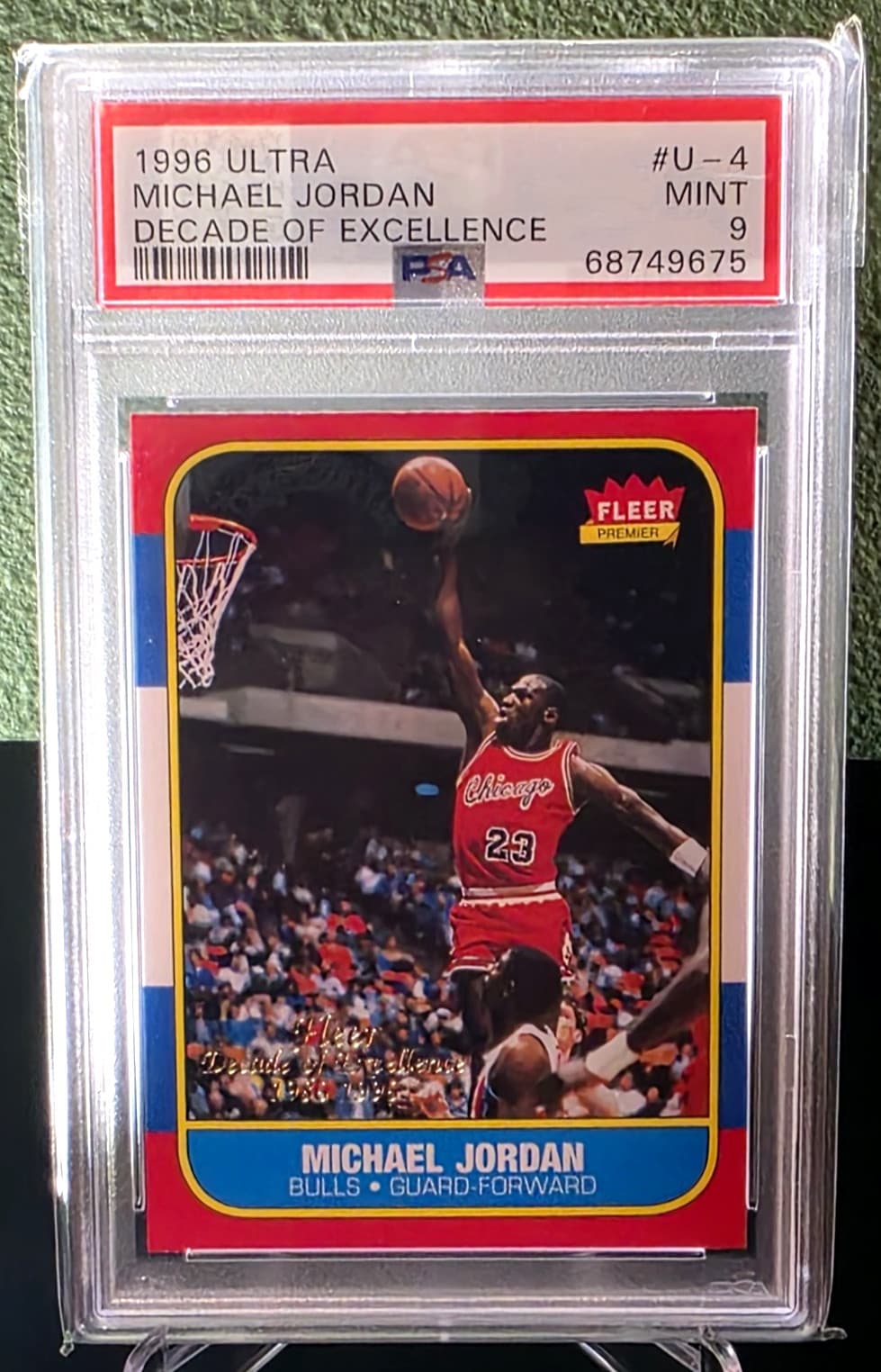 MICHAEL JORDAN - DECADE OF EXC 1996 Fleer Ultra