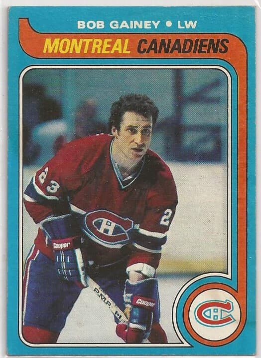 Bob Gainey Montreal 1979 Topps