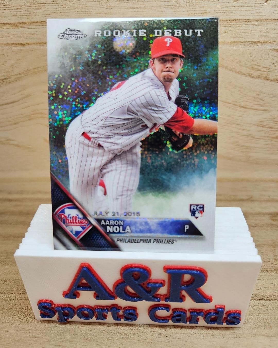 Aaron Nola 2016 Topps Chrome 2016 Topps Chrome refractor