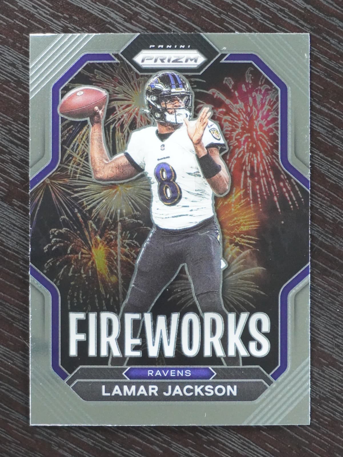Lamar Jackson Fireworks 2022 Panini Prizm 2022 Panini Prizm
