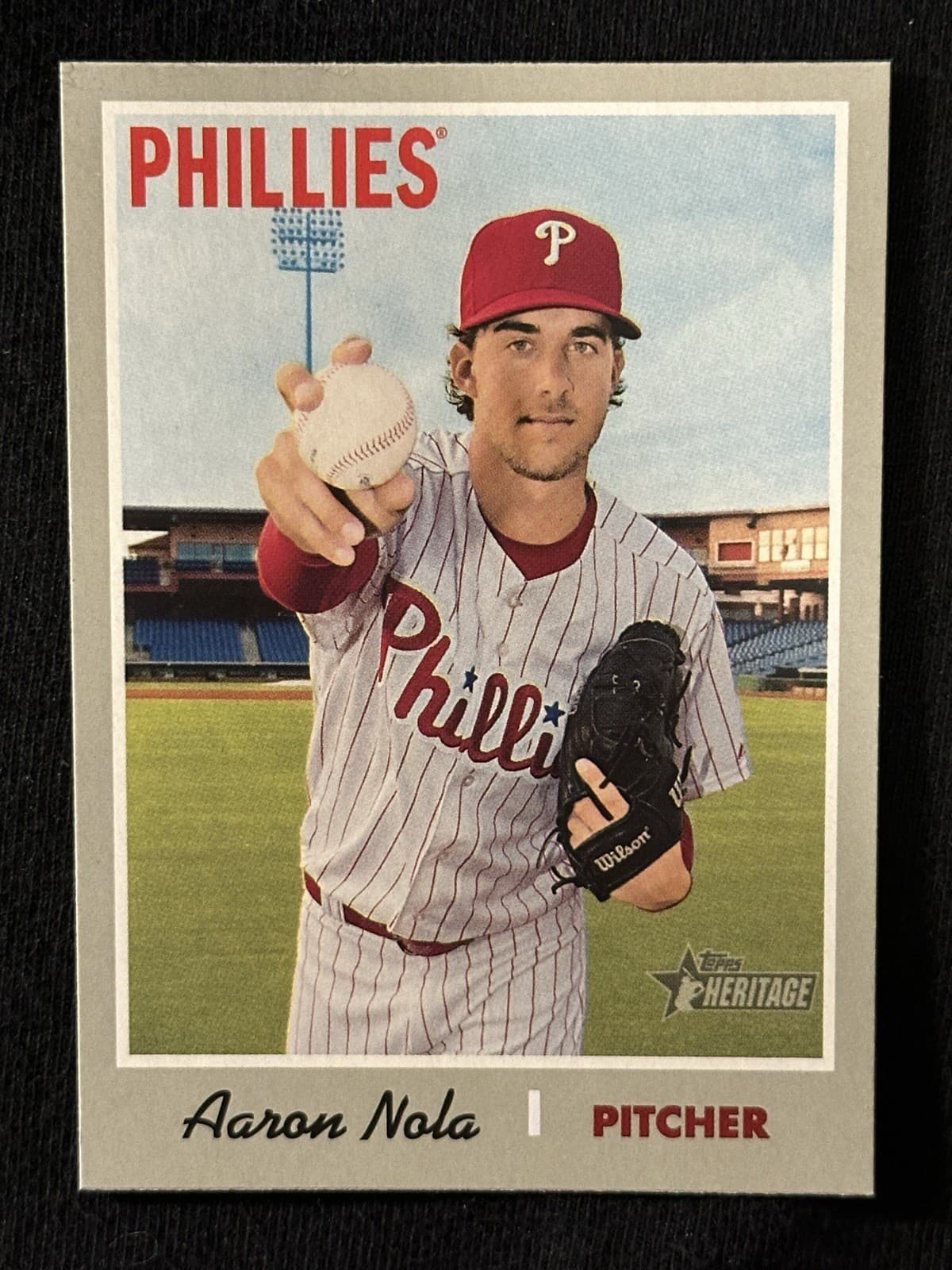 Aaron Nola High 2019 Topps Heritage 2019 Topps Heritage