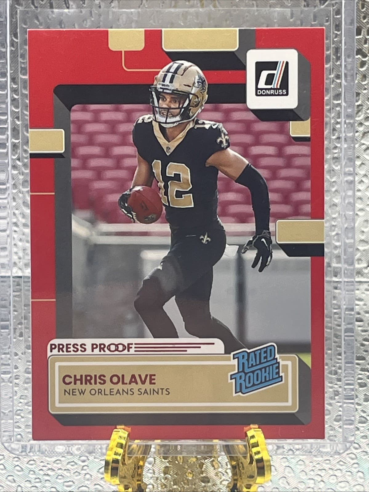 Rated Chris Olave 2022 Panini 2022 Panini red