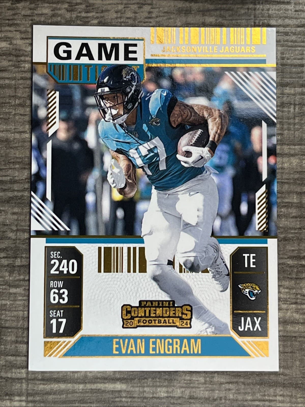 Game Ticket Orange 2024 Panini Contenders 2024 Panini Contenders