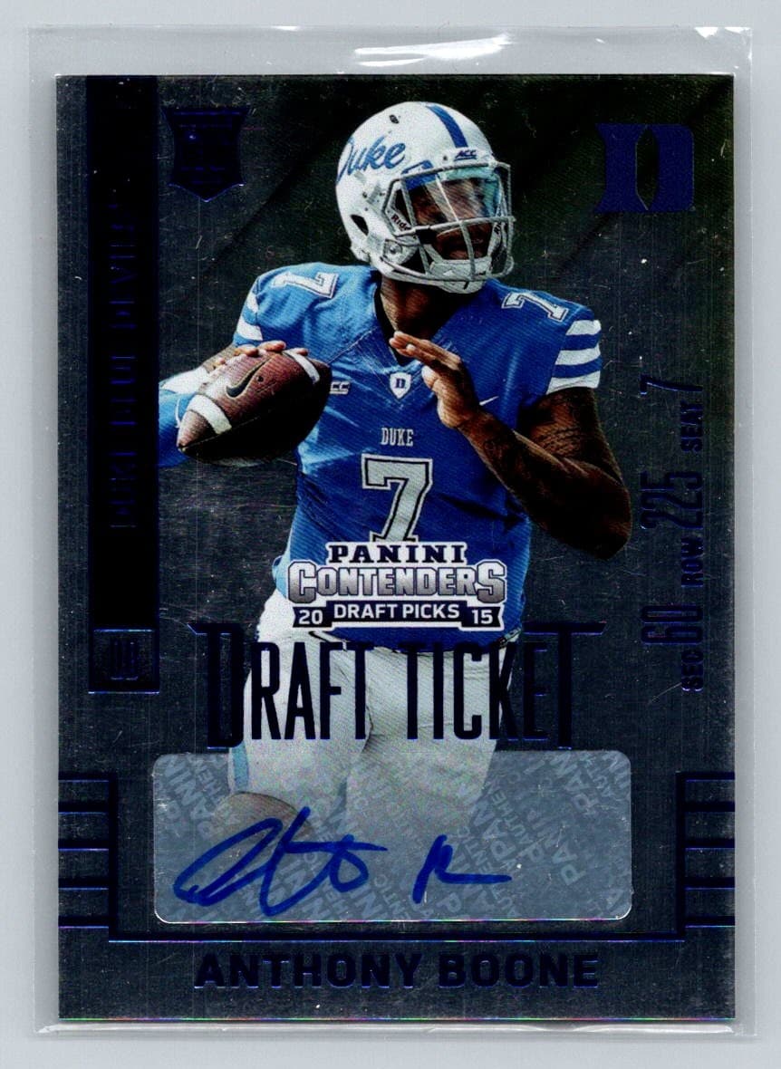 Draft Picks Anthony 2015 Panini Contenders 2015 Panini Contenders blue-foil