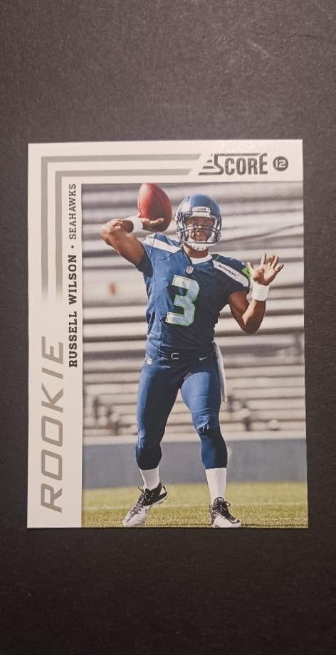 RUSSELL WILSON SEATTLE SEAHAWK 2012 Score 2012 Score