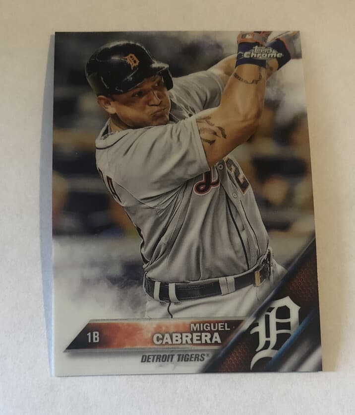 Miguel Cabrera Detroit 2016 Topps Chrome 2016 Topps Chrome