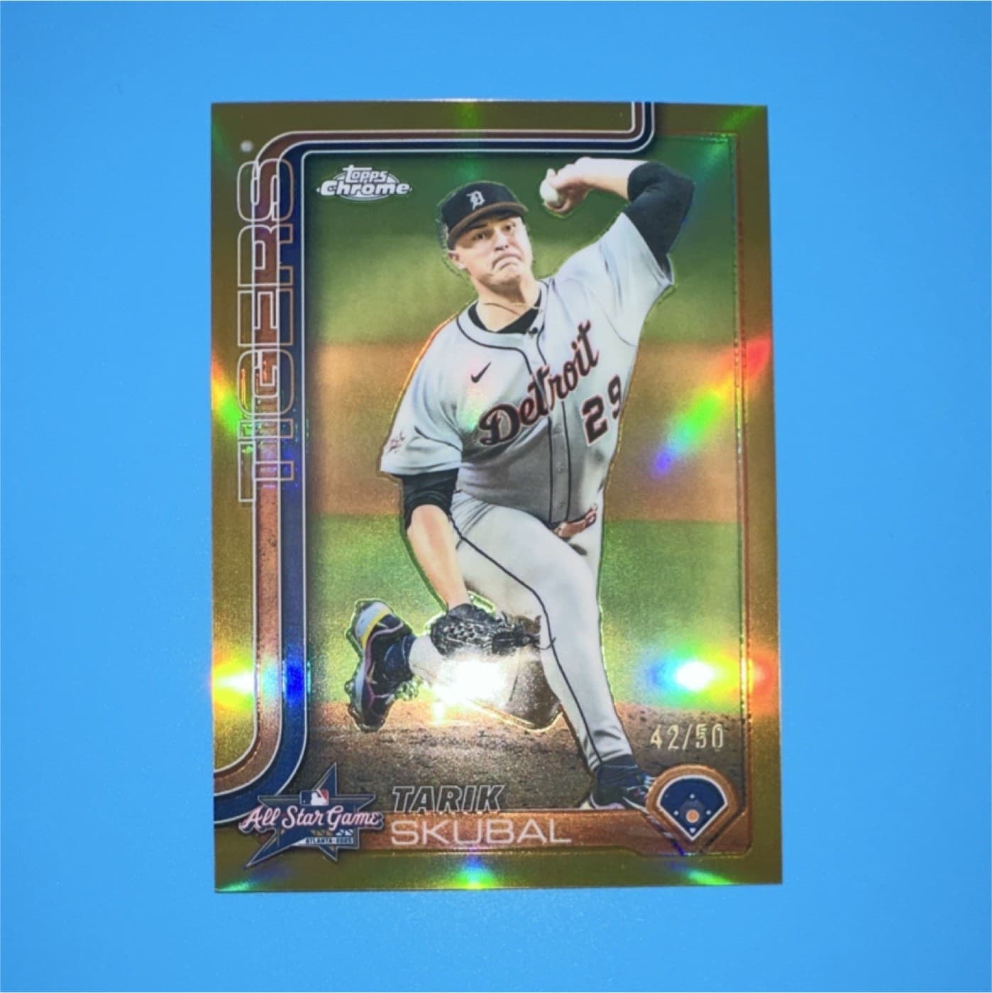 Star Game Tarik 2025 Topps Chrome 2025 Topps Chrome gold-refractor