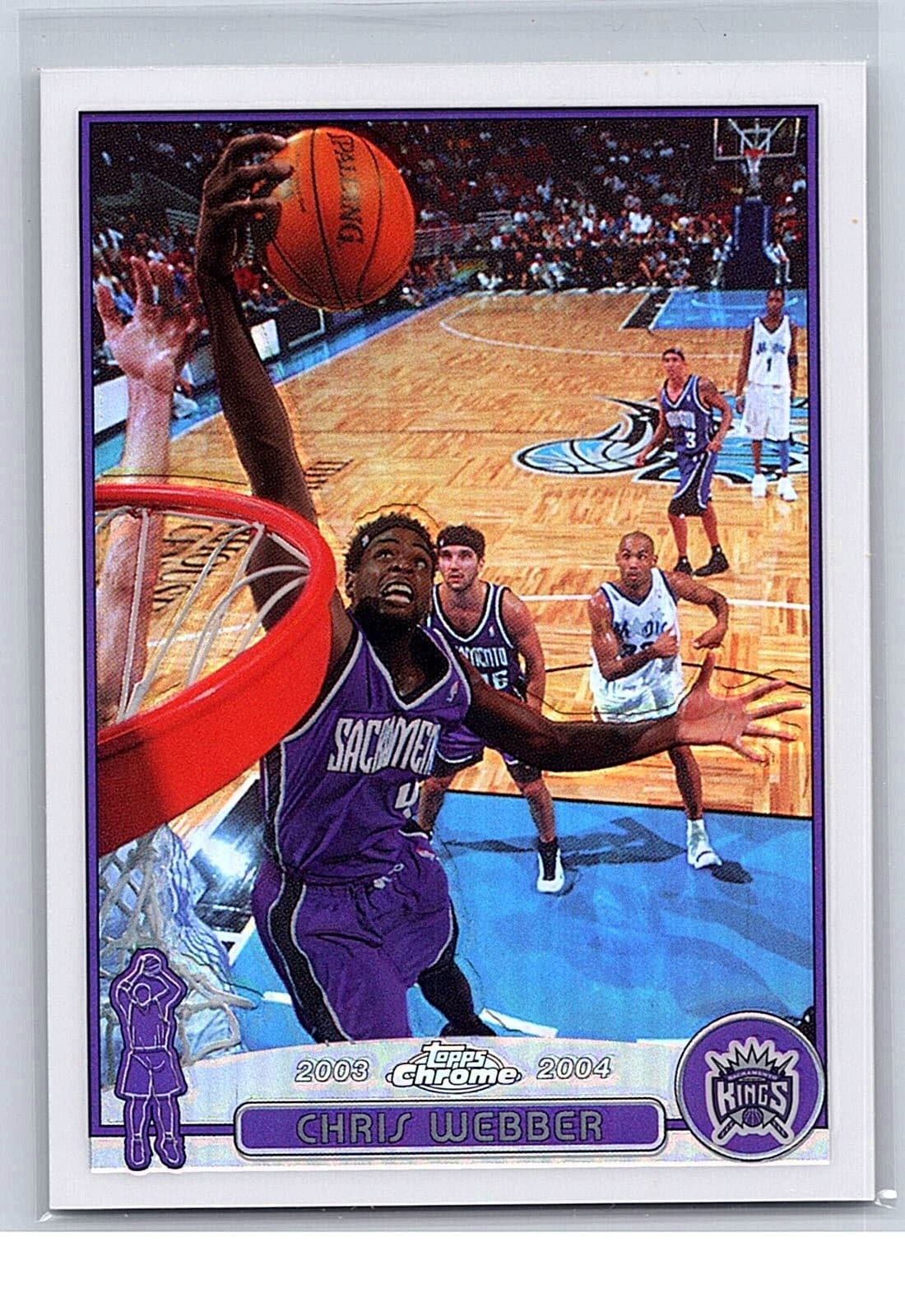 -04 # 4 CHRIS WEBBER KINGS 2003 Topps Chrome 2003 Topps Chrome refractor