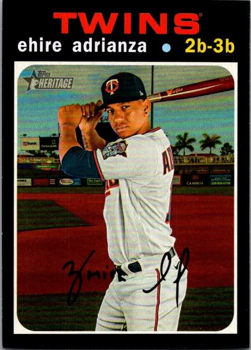 Ehire Adrianza 2020 Topps Heritage 2020 Topps Heritage