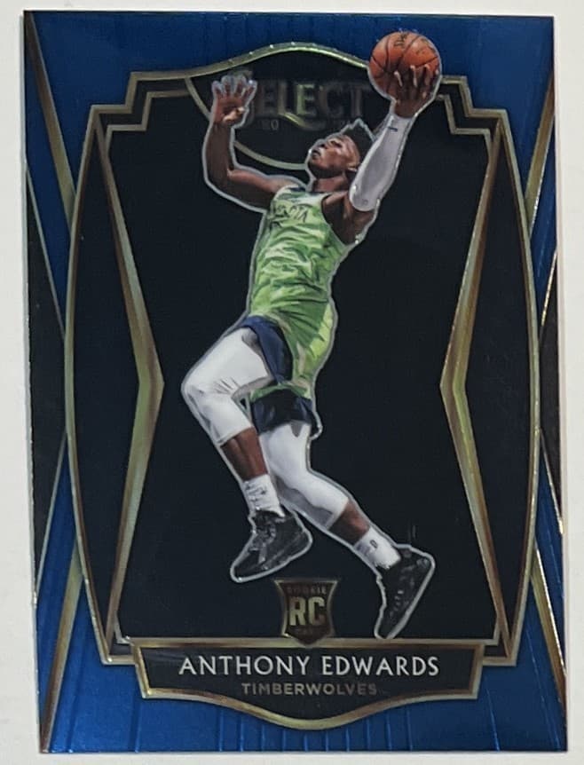 Basketball Anthony Edwards 2020 Panini Select 2020 Panini Select