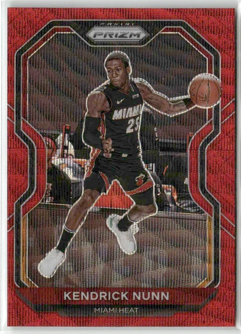 Kendrick Nunn 2020 Panini Prizm 2020 Panini Prizm red-wave