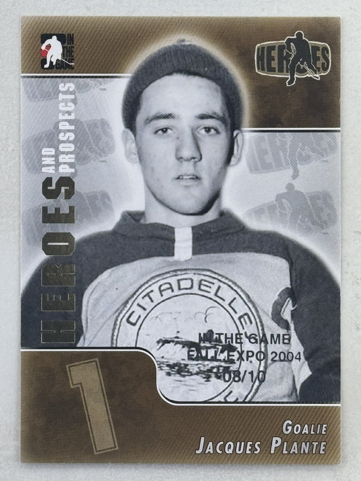 Jacques Plante 2004 In The Game 2004 In The Game