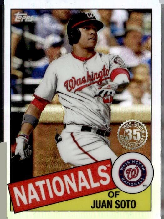 Juan Soto Topps 2020 Topps Chrome