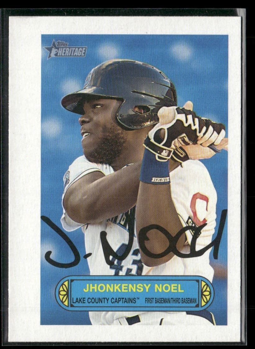Jhonkensy Noel Minor 2022 Topps Heritage 2022 Topps Heritage