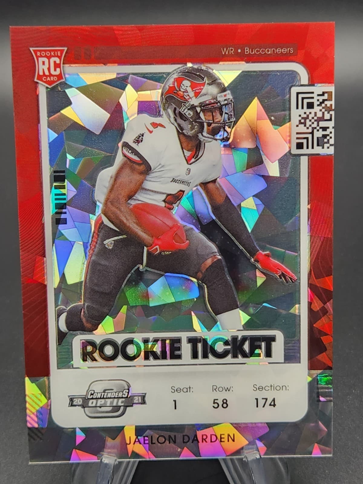 Jaelon Darden Optic 2021 Panini Contenders 2021 Panini Contenders