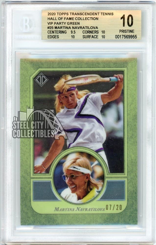Martina Navratilova Transcendent 2020 Topps 2020 Topps red example 3
