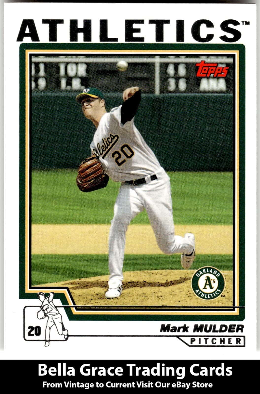 Mark Mulder Oakland 2004 Topps 2004 Topps