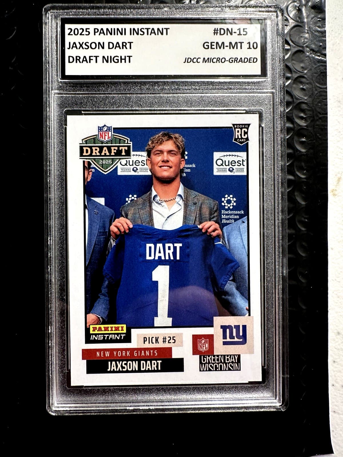 JAXSON DART INSTANT NFL DRAFT 2025 Panini 2025 Panini