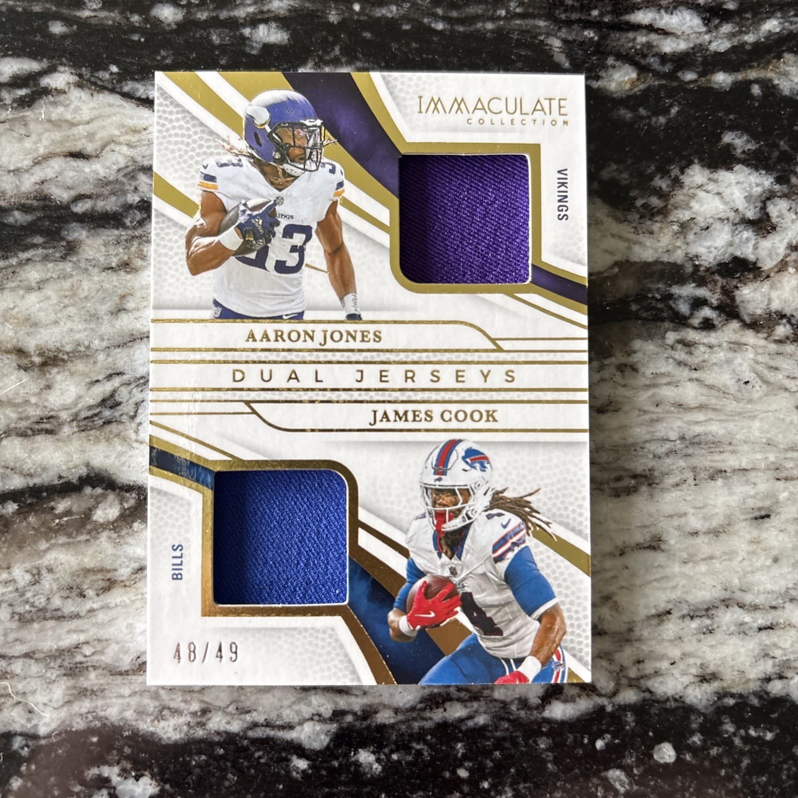 Dual Jerseys Aaron 2025 Panini Immaculate 2025 Panini Immaculate
