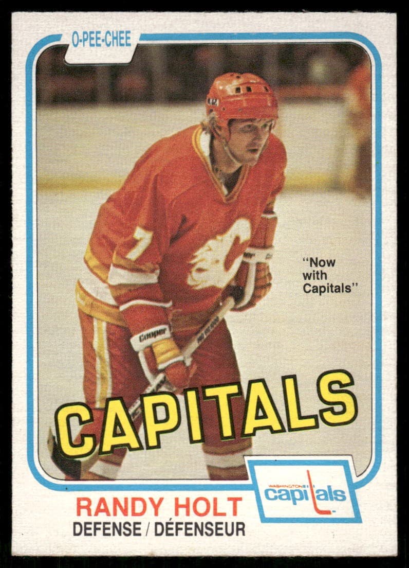 Randy Holt Washington 1981 O-Pee-Chee 1981 O-Pee-Chee
