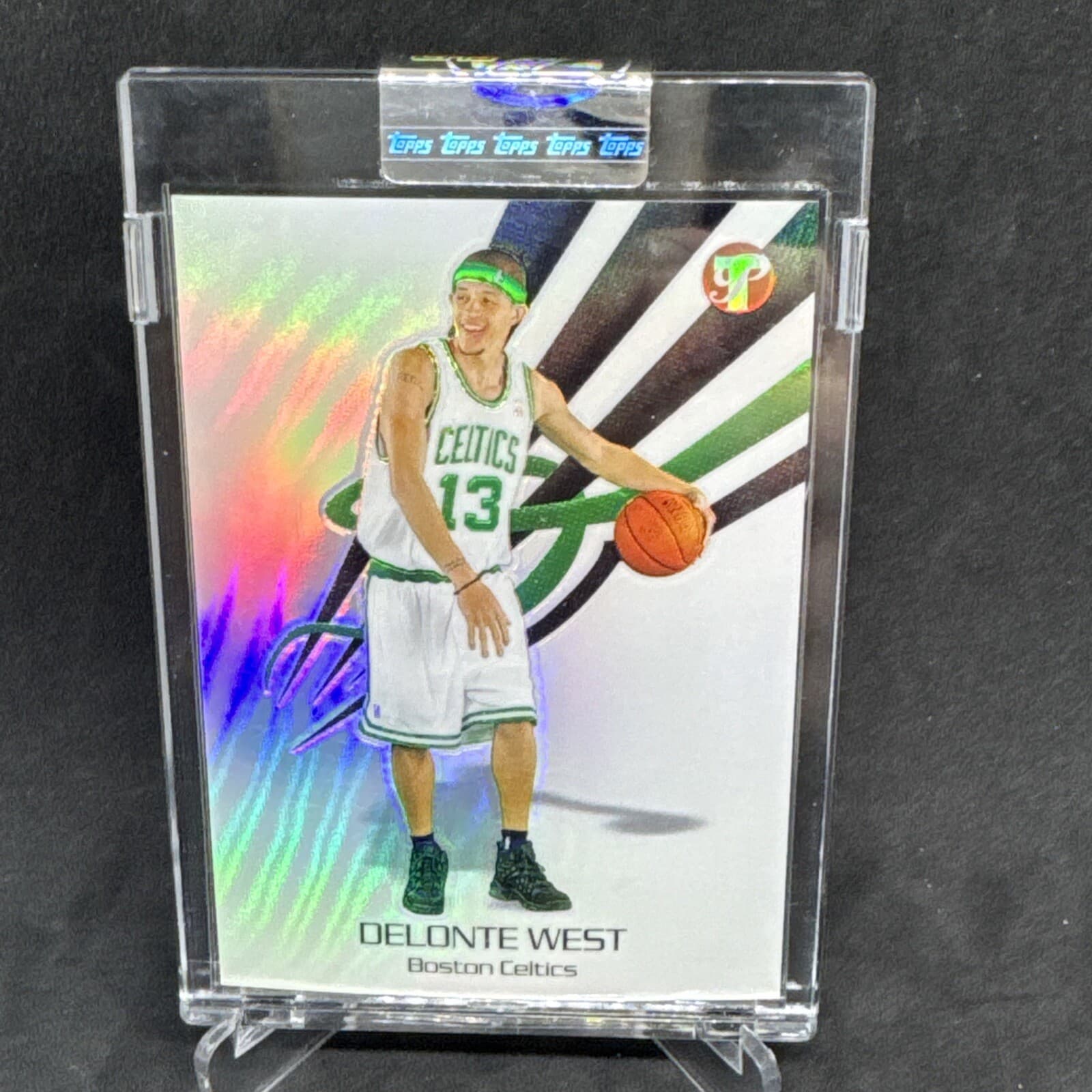 Pristine Refractors Delonte 2004 Topps