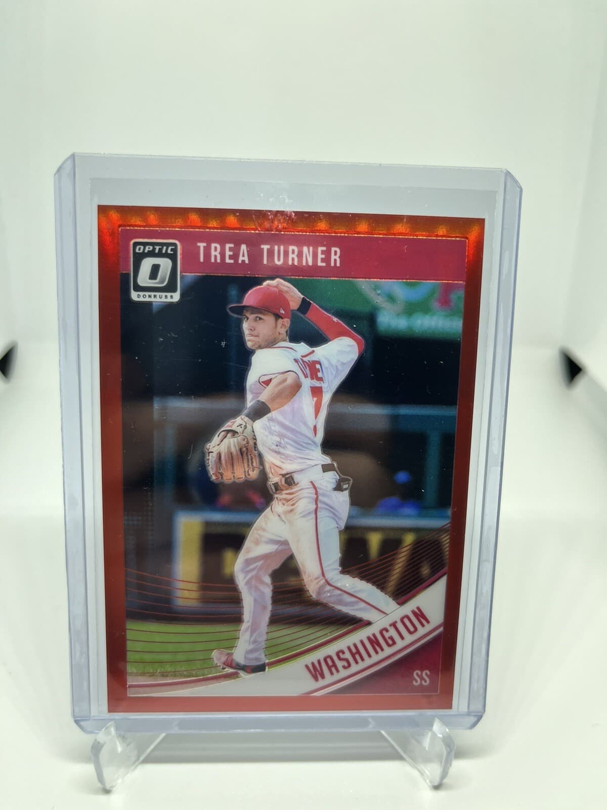 Trea Turner Donruss 2018 Panini 2018 Panini red