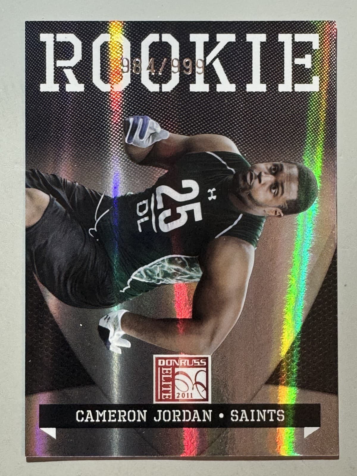 Cameron Jordan 2011 Donruss 2011 Donruss foil-holo-silver