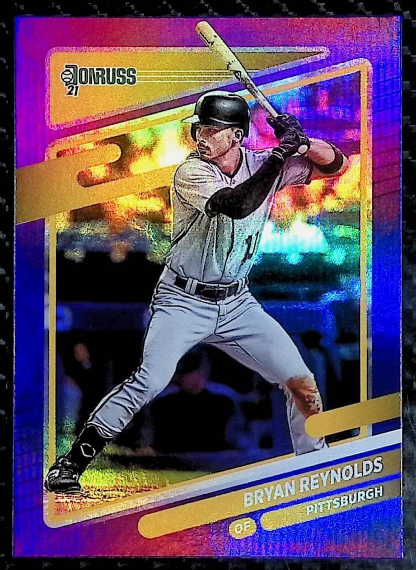 Bryan Reynolds 2021 Donruss 2021 Donruss holo-purple