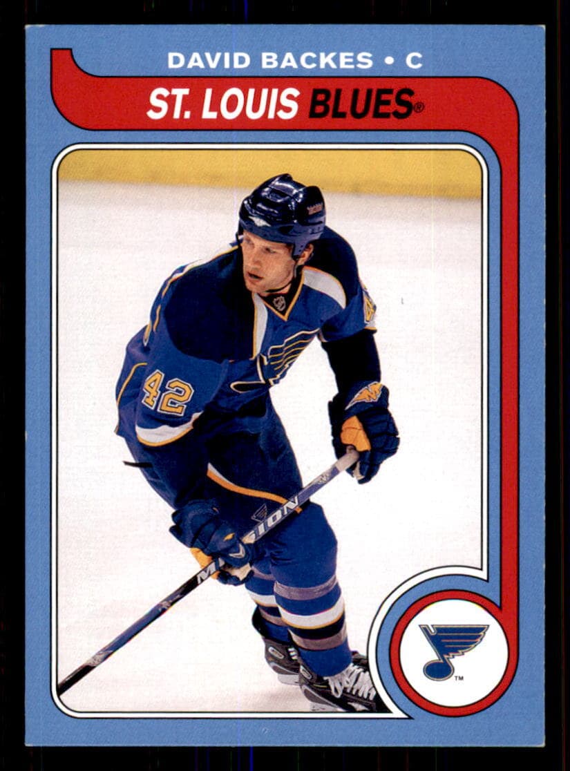 Retro David Backes 2008 O-Pee-Chee