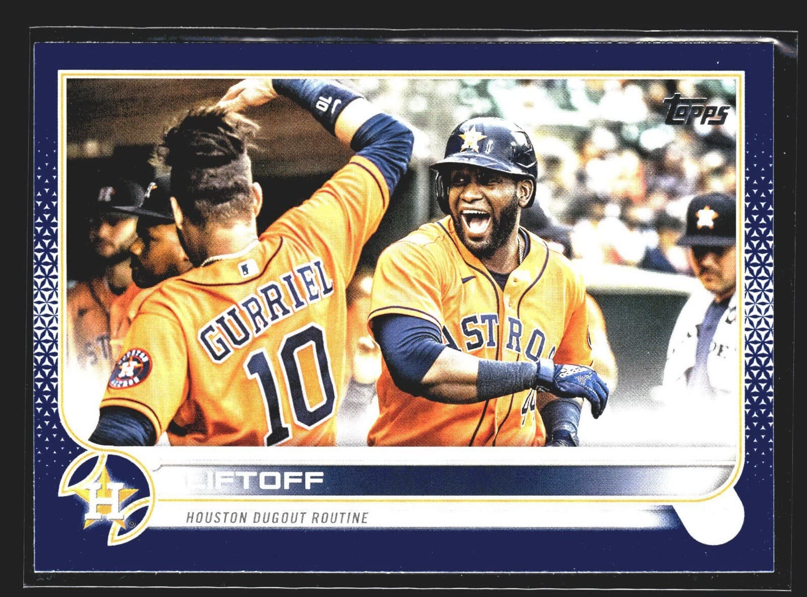 Houston Astros Checklist 2022 Topps 2022 Topps blue