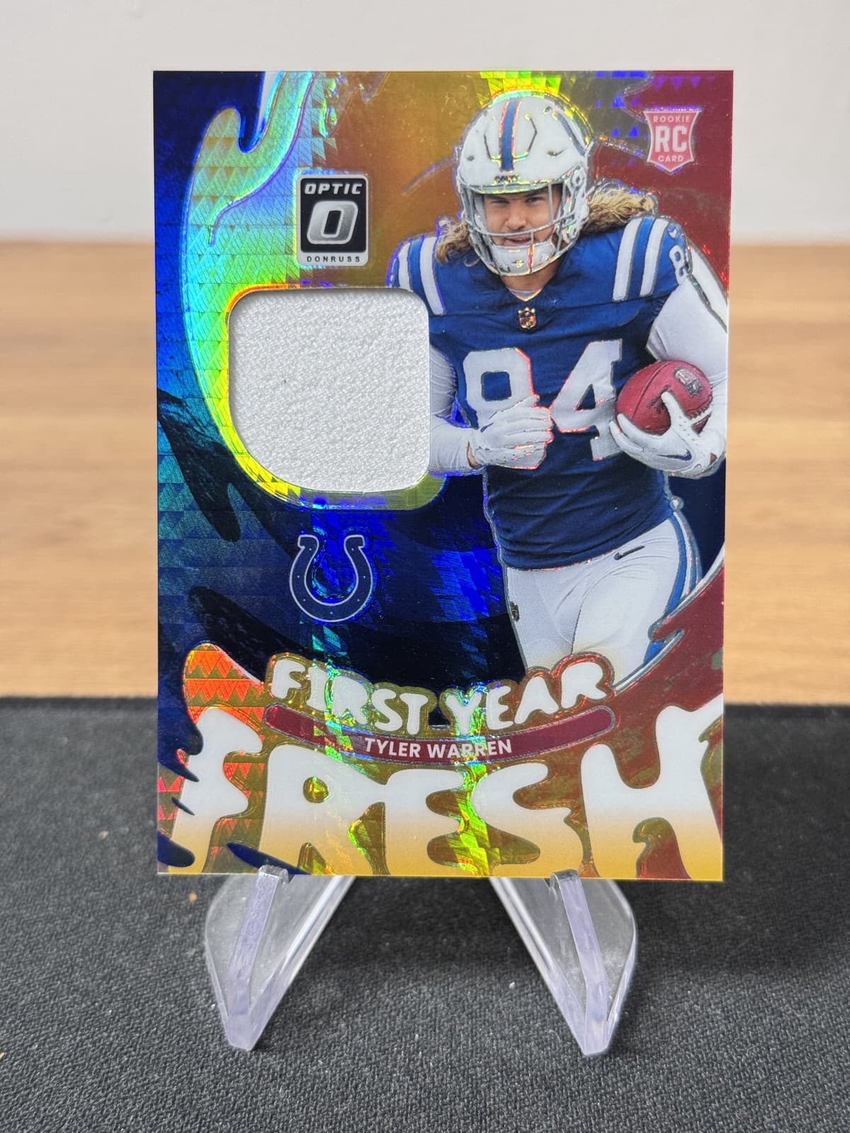 Tyler Warren First 2025 Donruss Optic 2025 Donruss Optic