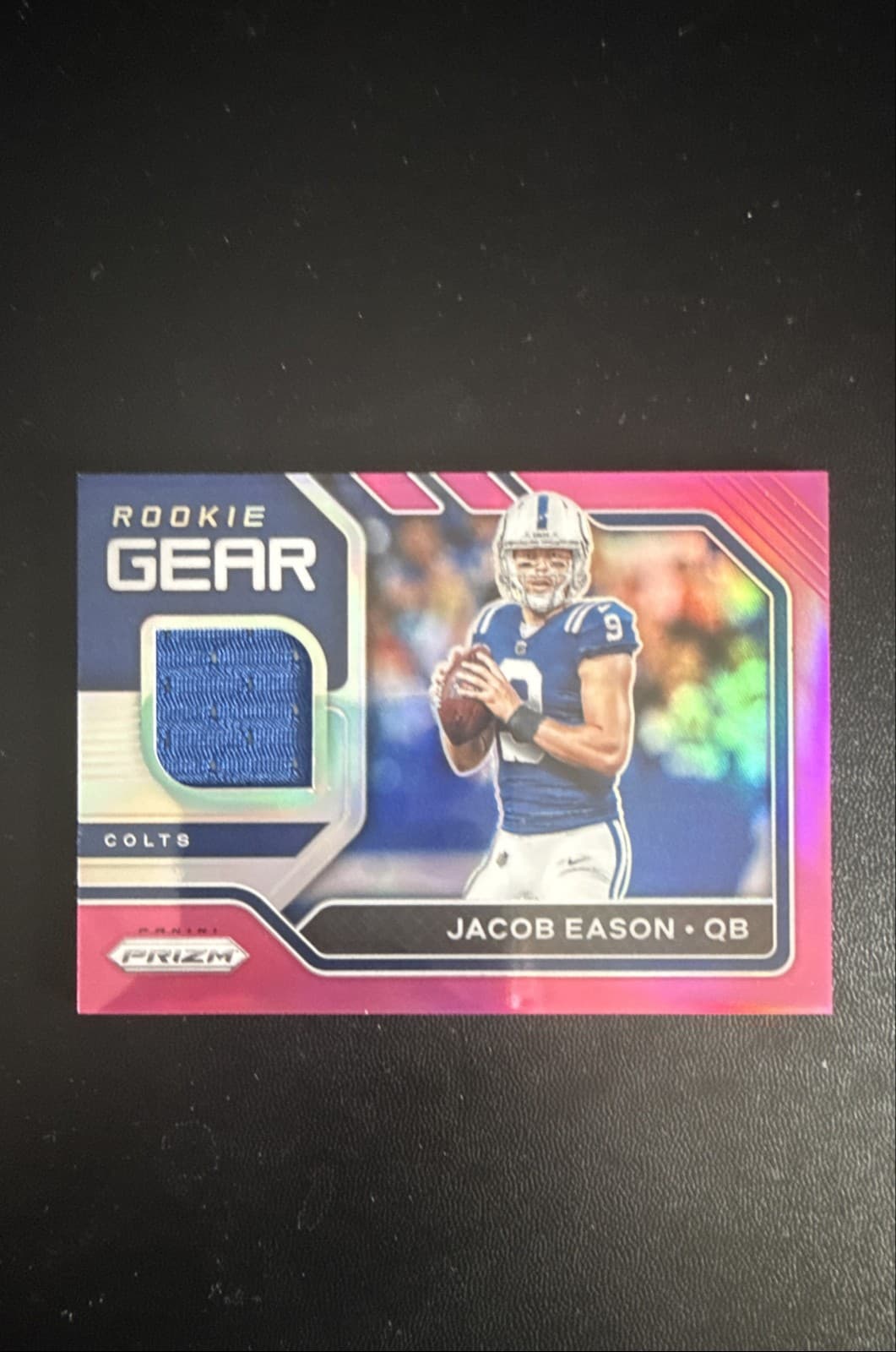 Gear Jacob Eason 2020 Panini Prizm 2020 Panini Prizm pink