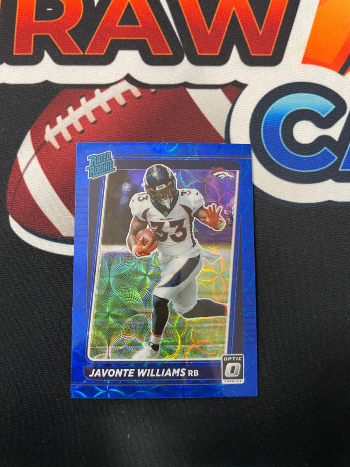 JAVONTE WILLIAMS BLUE SCOPE RA 2021 Donruss Optic 2021 Donruss Optic