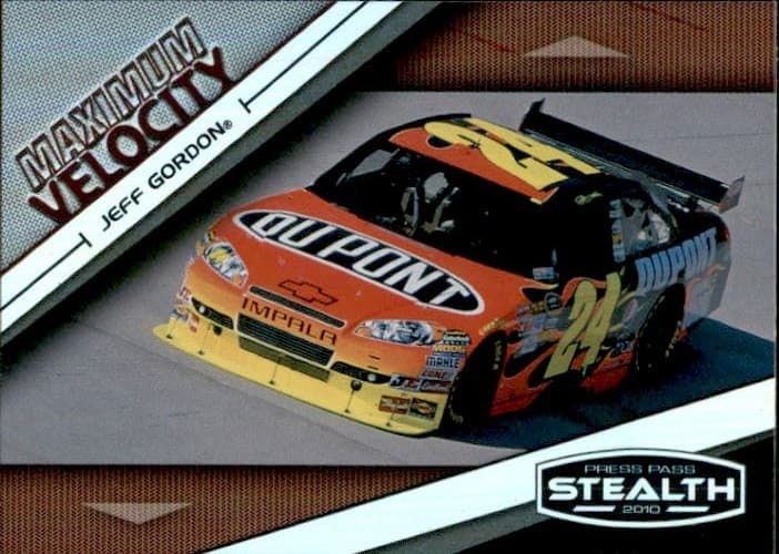 Stealth Jeff Gordon 2010 Press Pass 2010 Press Pass velocity