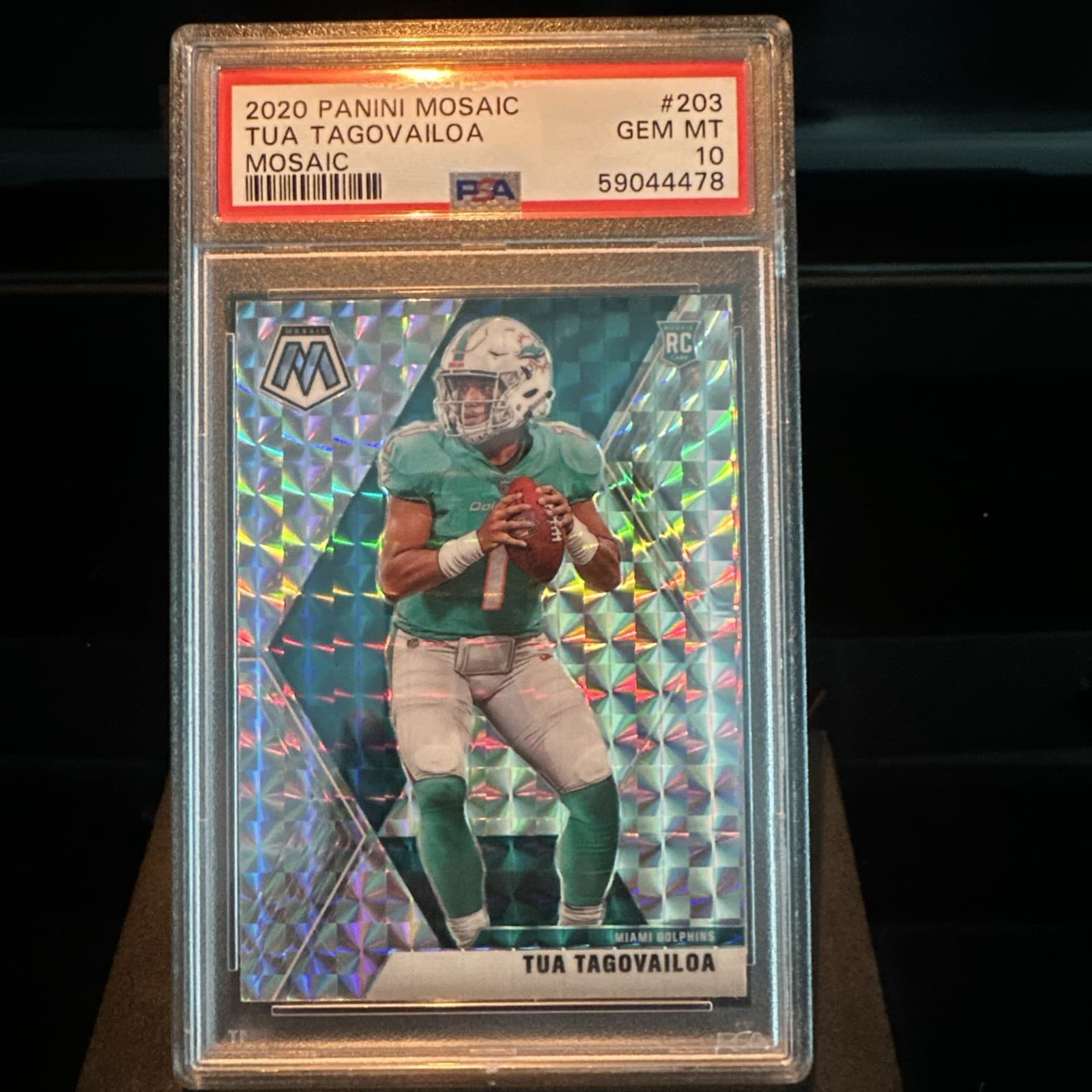 Rookies Tua Tagovailoa 2020 Panini Mosaic 2020 Panini Mosaic