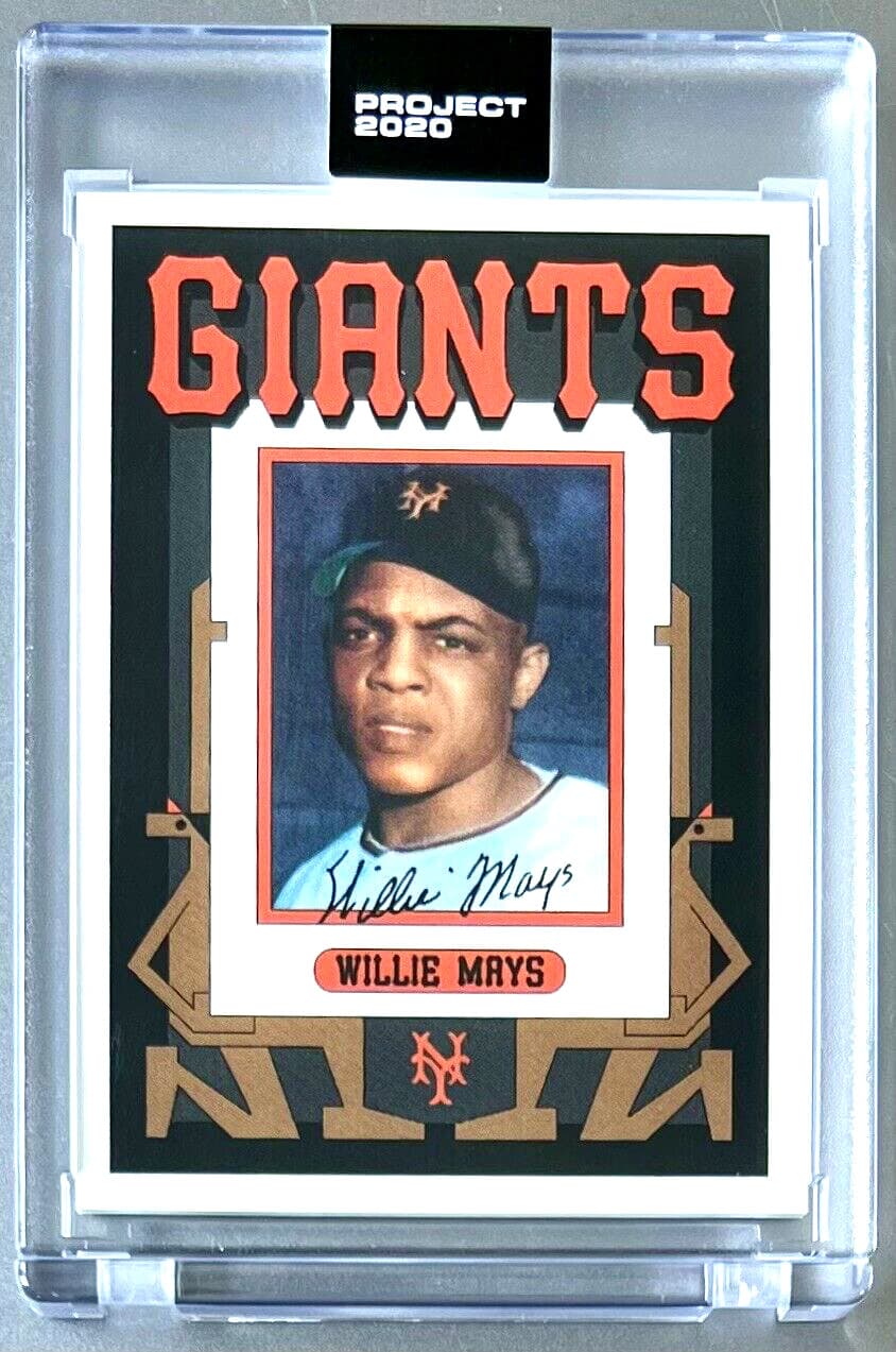 PROJECT WILLIE MAYS HOF by GRO 2020 Topps 2020 Topps