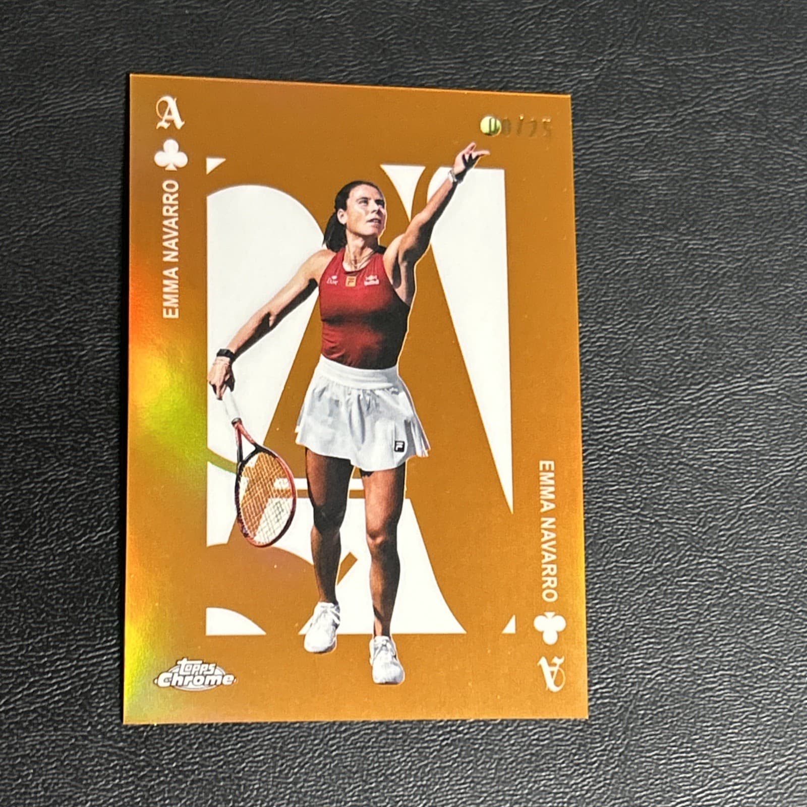Tennis Emma Navarro 2025 Topps Chrome 2025 Topps Chrome orange