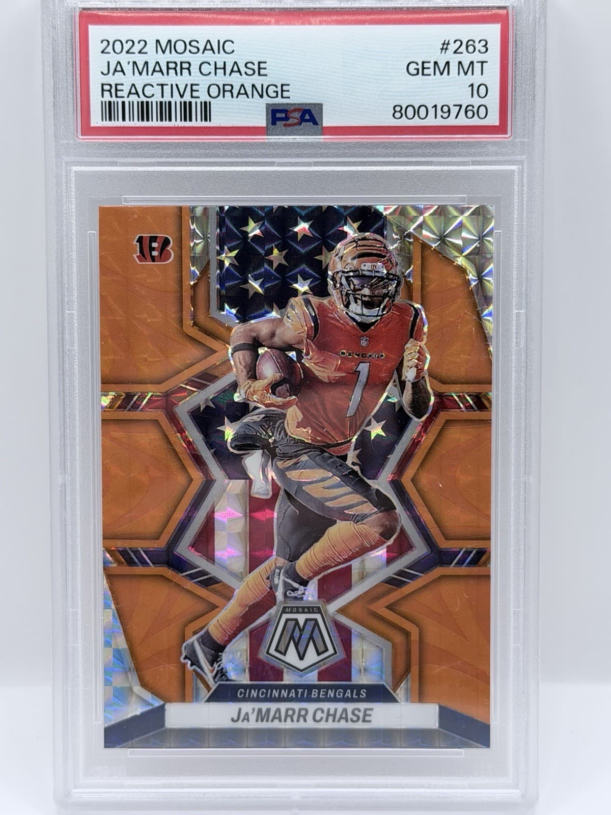 National Pride Ja 2022 Panini Mosaic 2022 Panini Mosaic orange