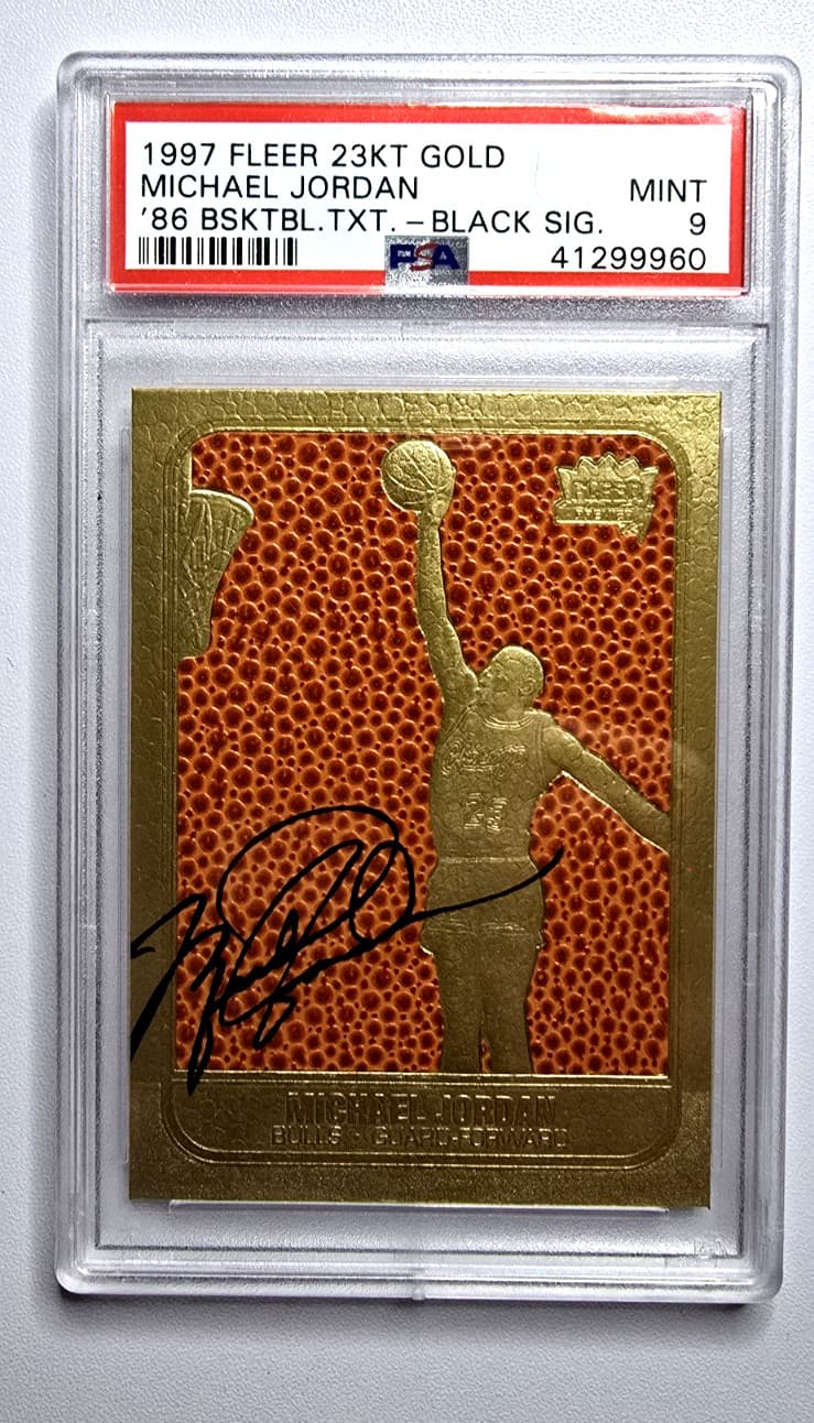 Gold Michael Jordan 1997 Fleer