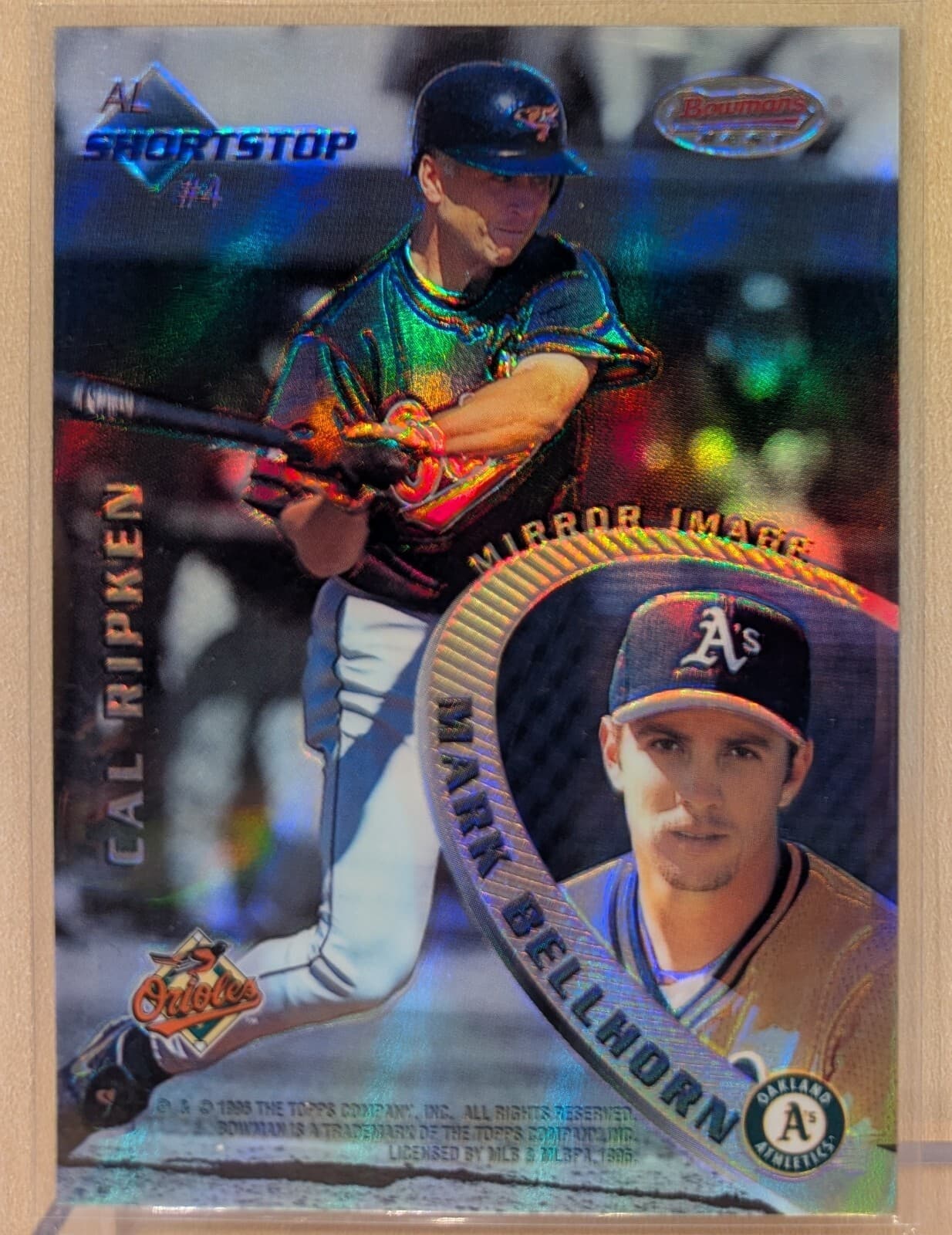Cal Ripken Jr 1996 Bowman 1996 Bowman refractor