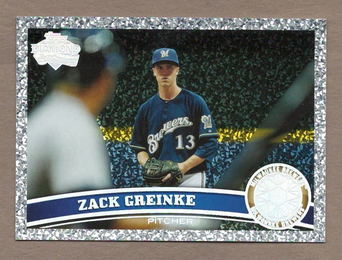 ZACK GREINKE DIAMOND ANNIVERSA 2011 Topps Update 2011 Topps Update