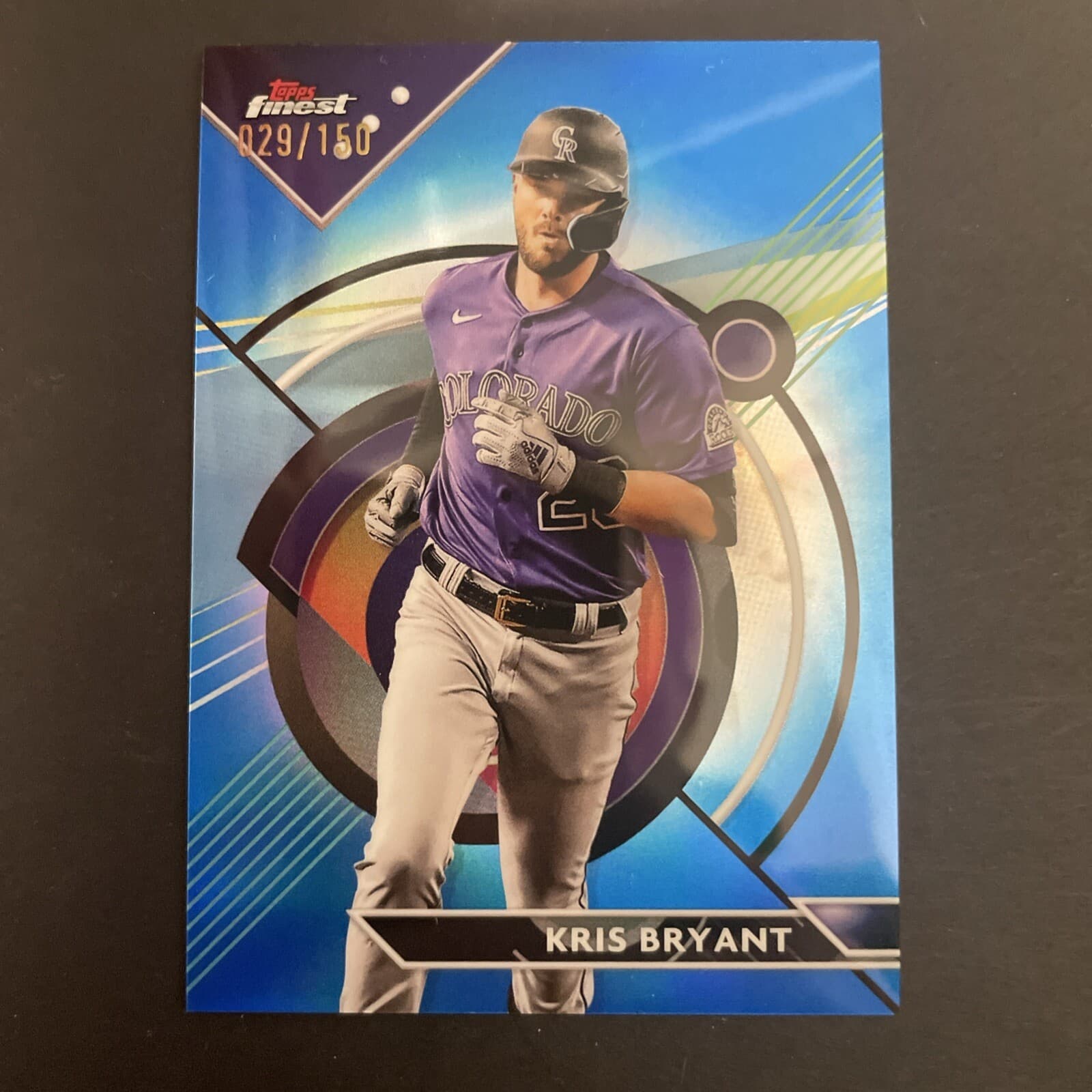 Kris Bryant Blue 2023 Topps Finest