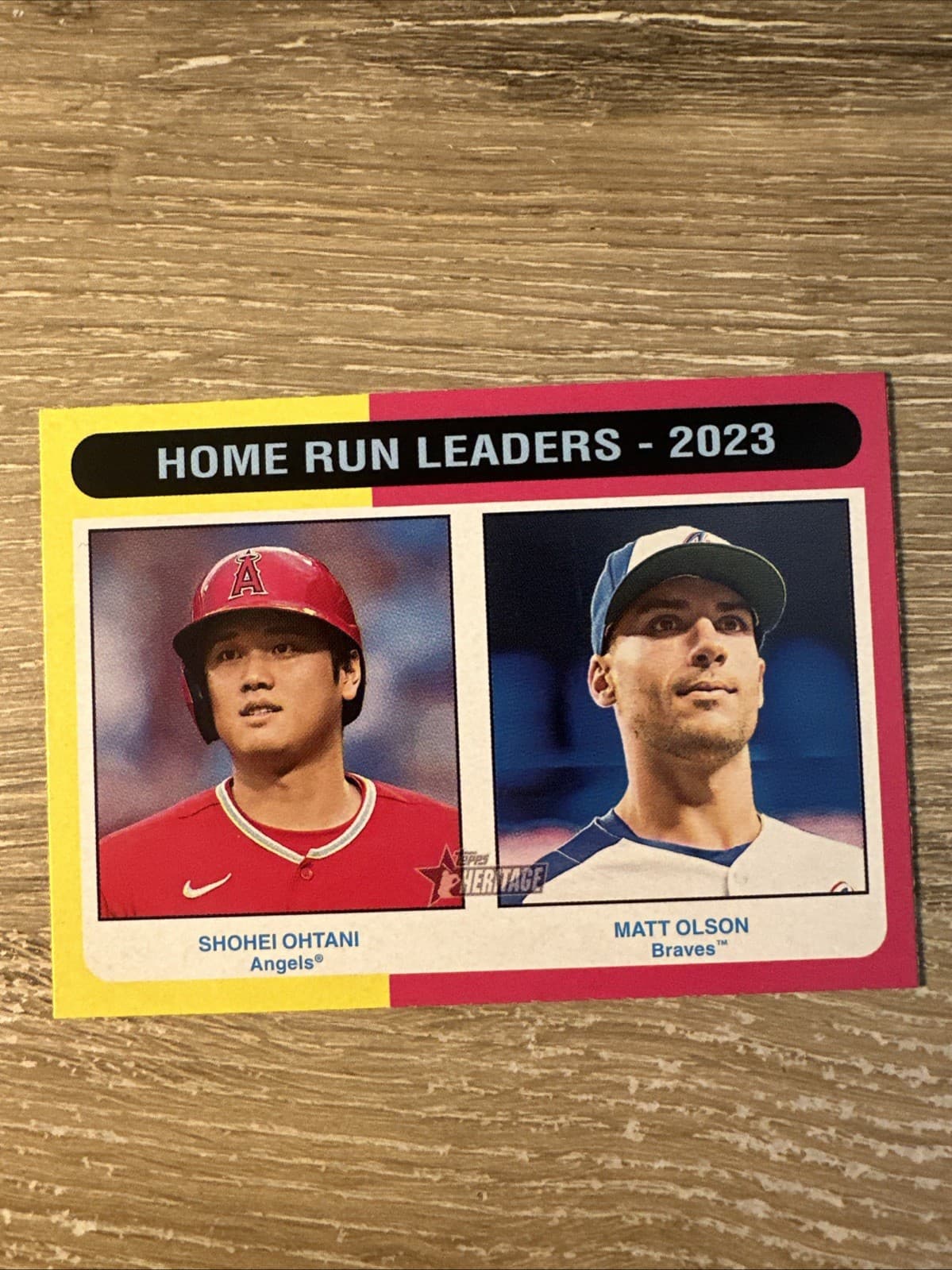 Home Run Leaders 2024 Topps Heritage 2024 Topps Heritage