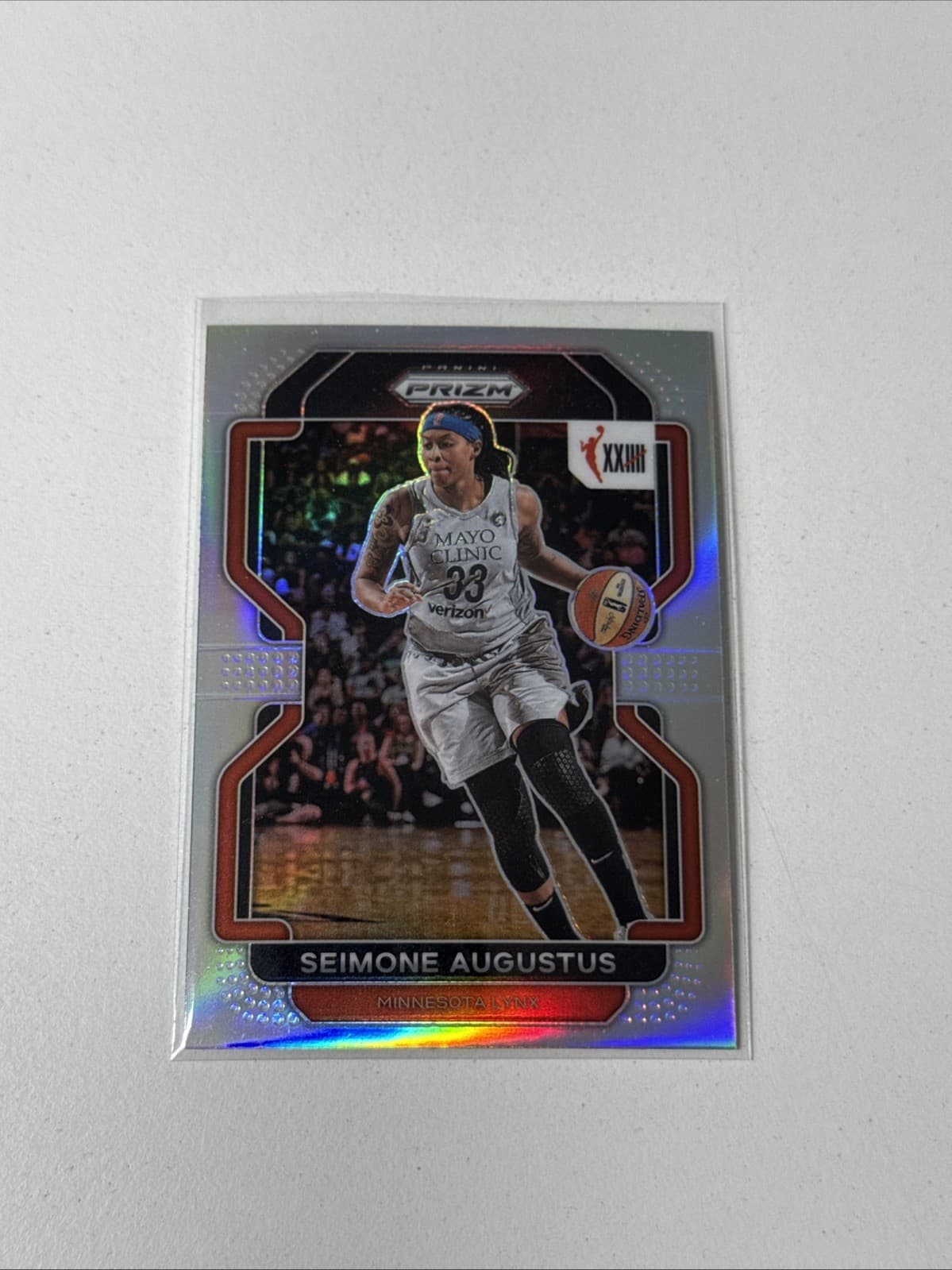 Seimone Augustus Silver 2022 Panini Prizm 2022 Panini Prizm silver
