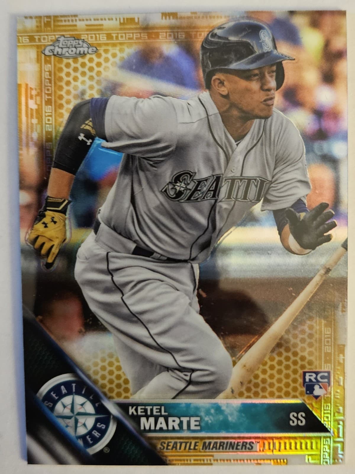 Ketel Marte Gold 2016 Topps Chrome 2016 Topps Chrome gold-refractor